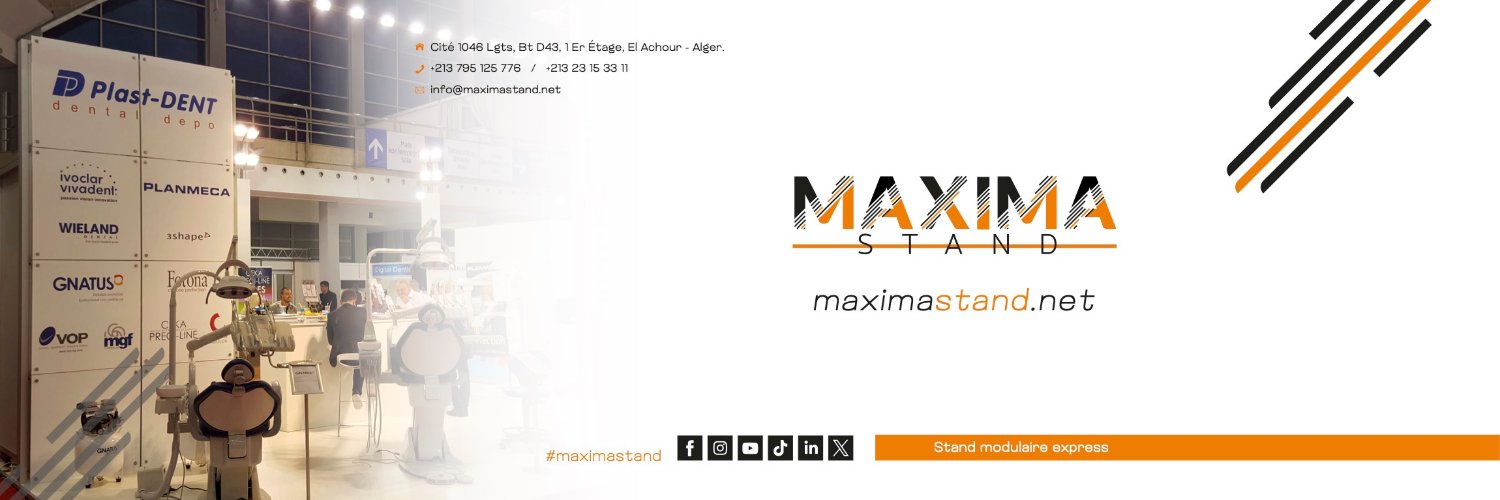 SARL MAXIMA Stand Profile Banner