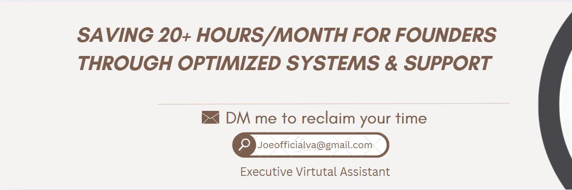Joe_Virtual Assistant banner