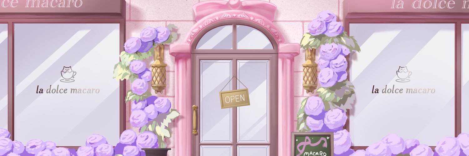来栖マカロ💜🎗️新人Vtuber banner