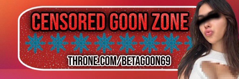 censored goon zone ❄️ banner