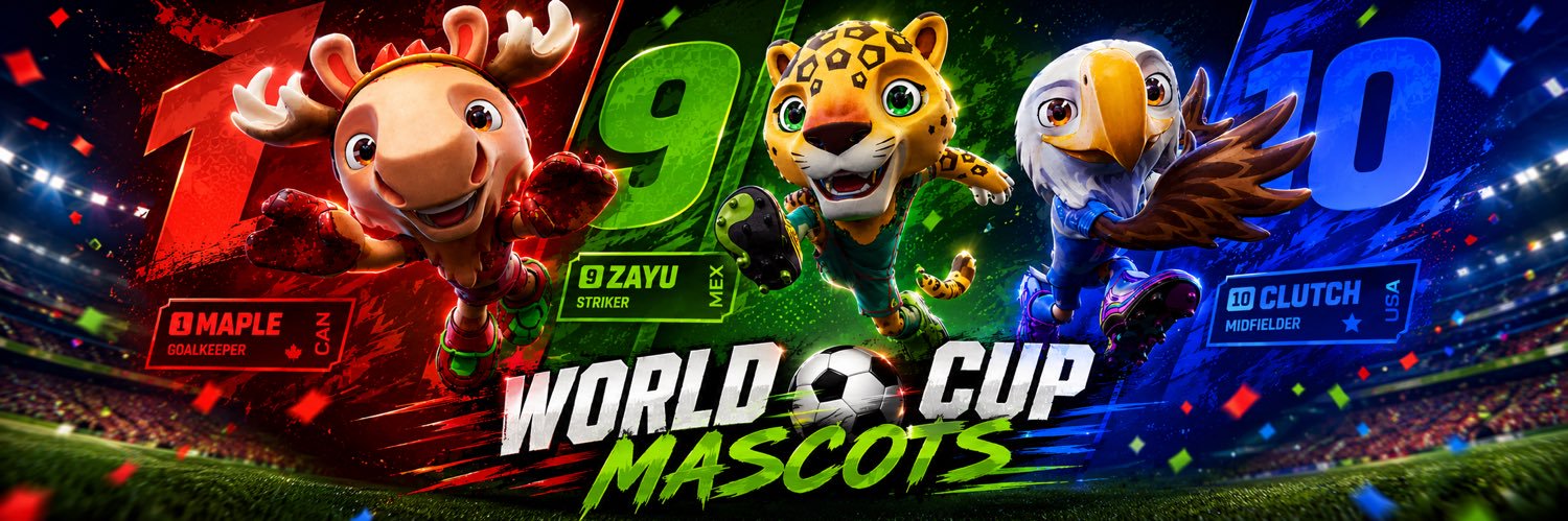 World Cup Mascots banner