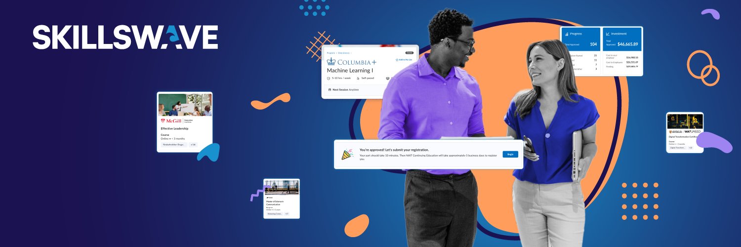 SkillsWave's profile banner image