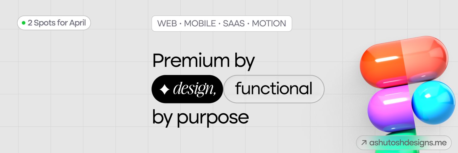Ashutosh Rana • UX for AI Products banner