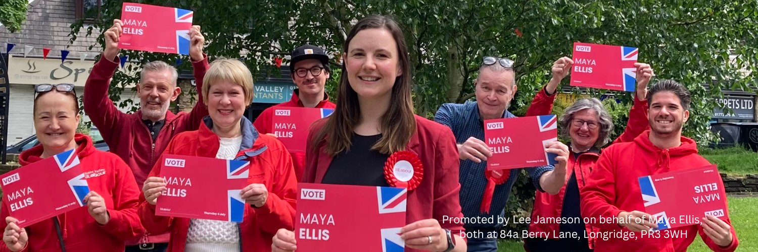 Maya Ellis MP ☀️ banner