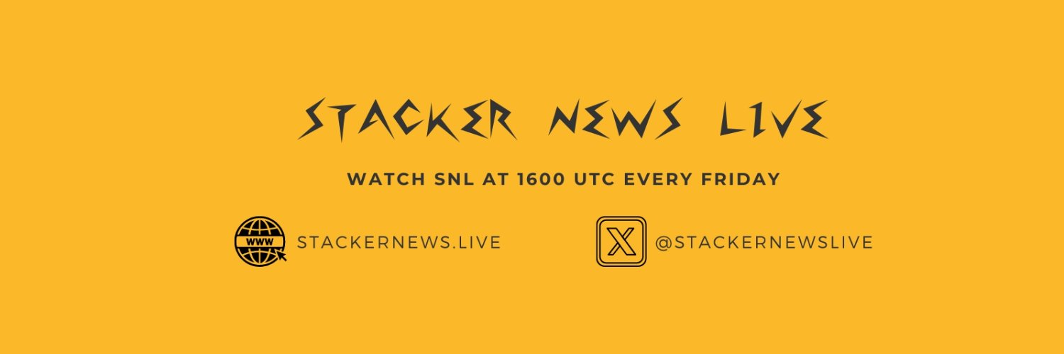 ⚡️Stacker News Live's banner