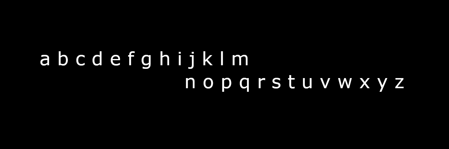 lowercase's banner
