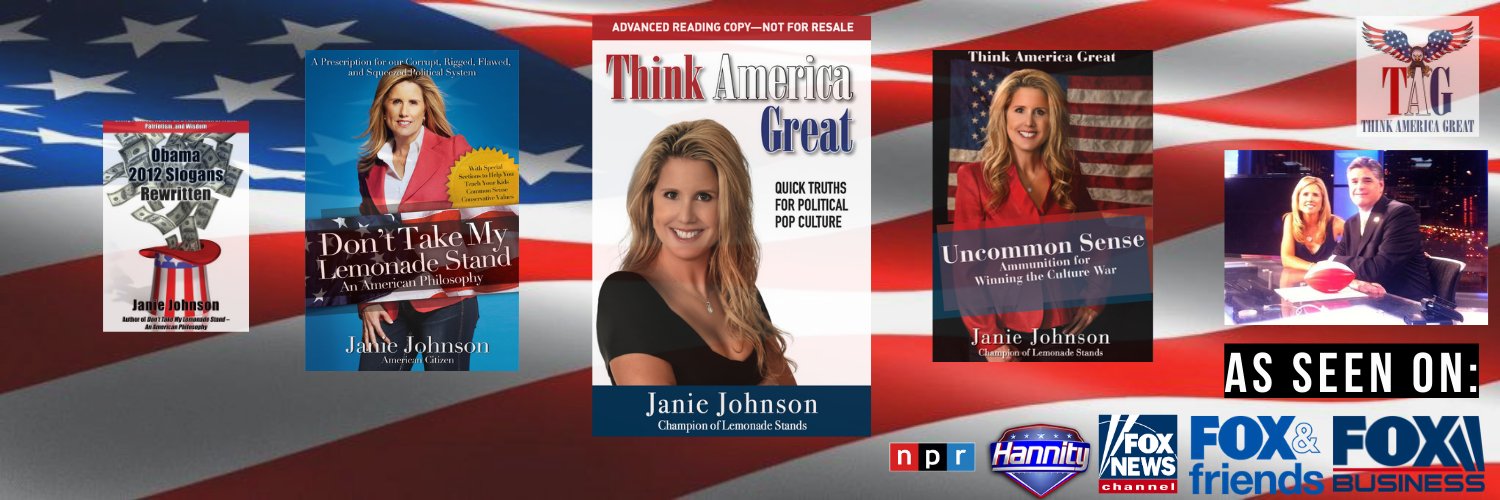 Janie Johnson - America is Exceptional's banner