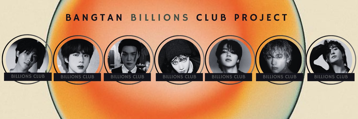 BTS BILLIONS CLUB Profile Banner