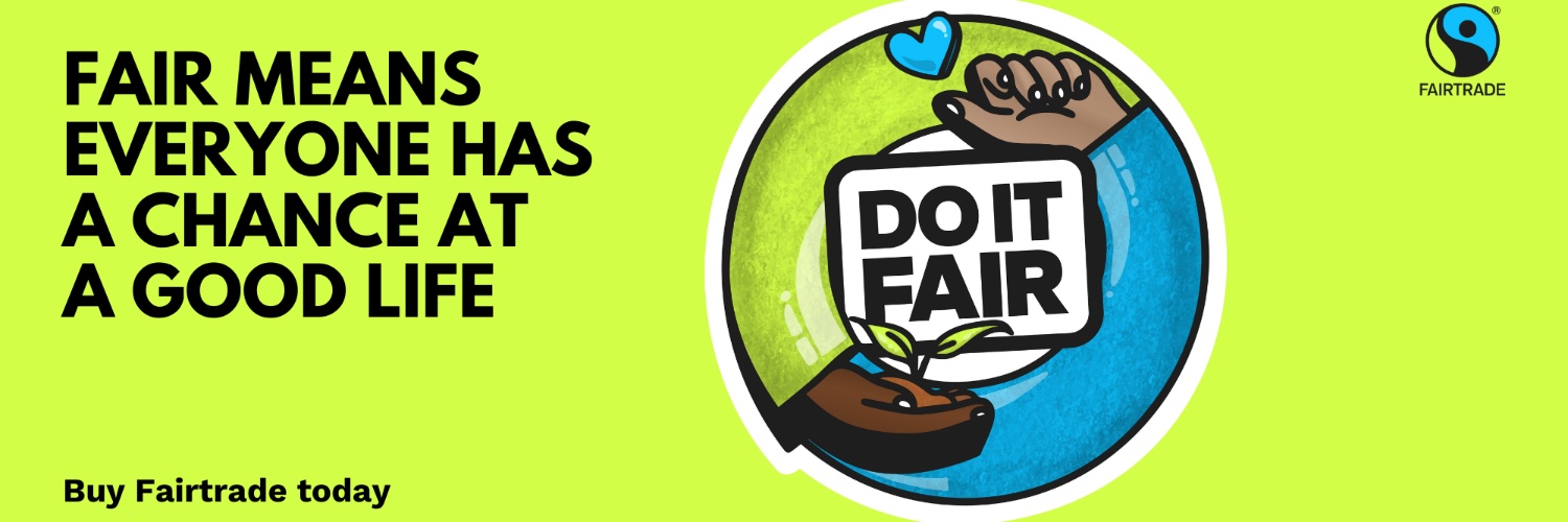 Fairtrade Foundation's banner