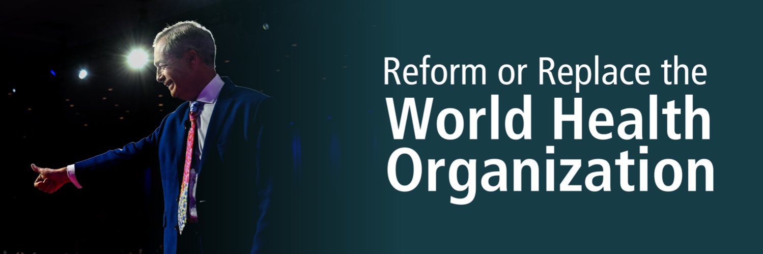 Action on World Health's banner