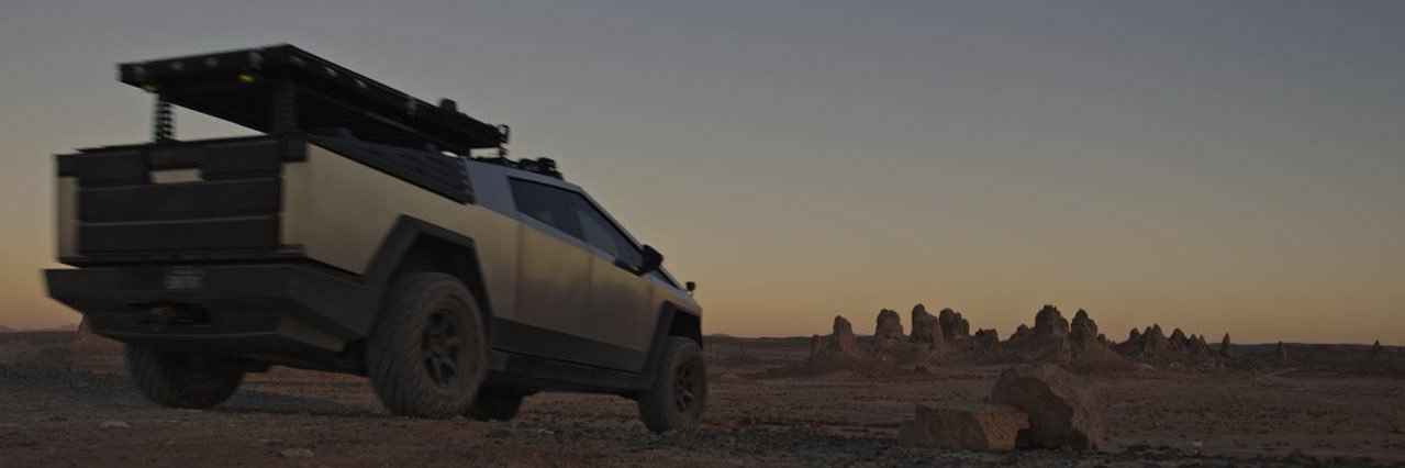 EarthX Cybertruck's banner