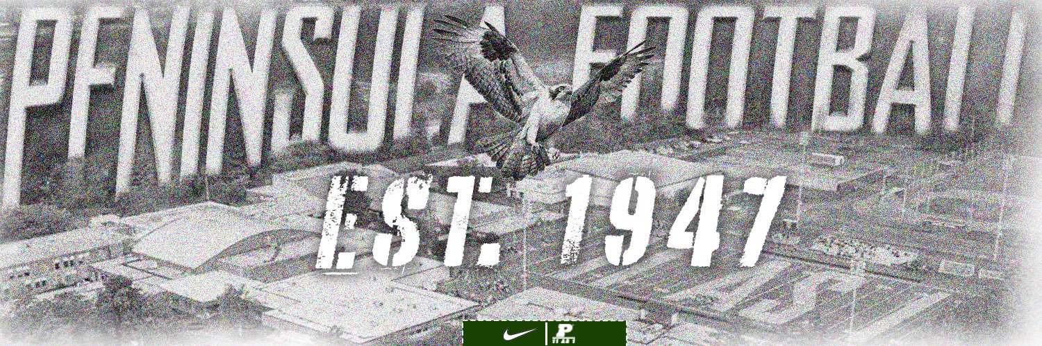 Peninsula HS Football's banner