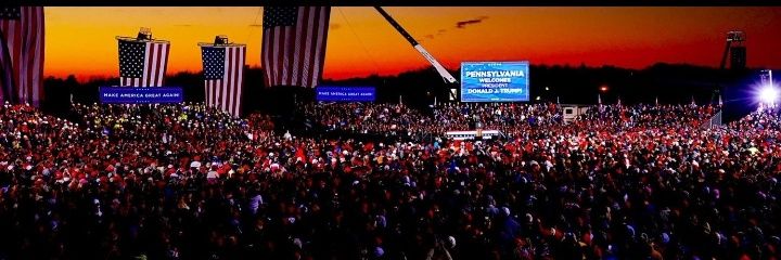Trump's daughter banner
