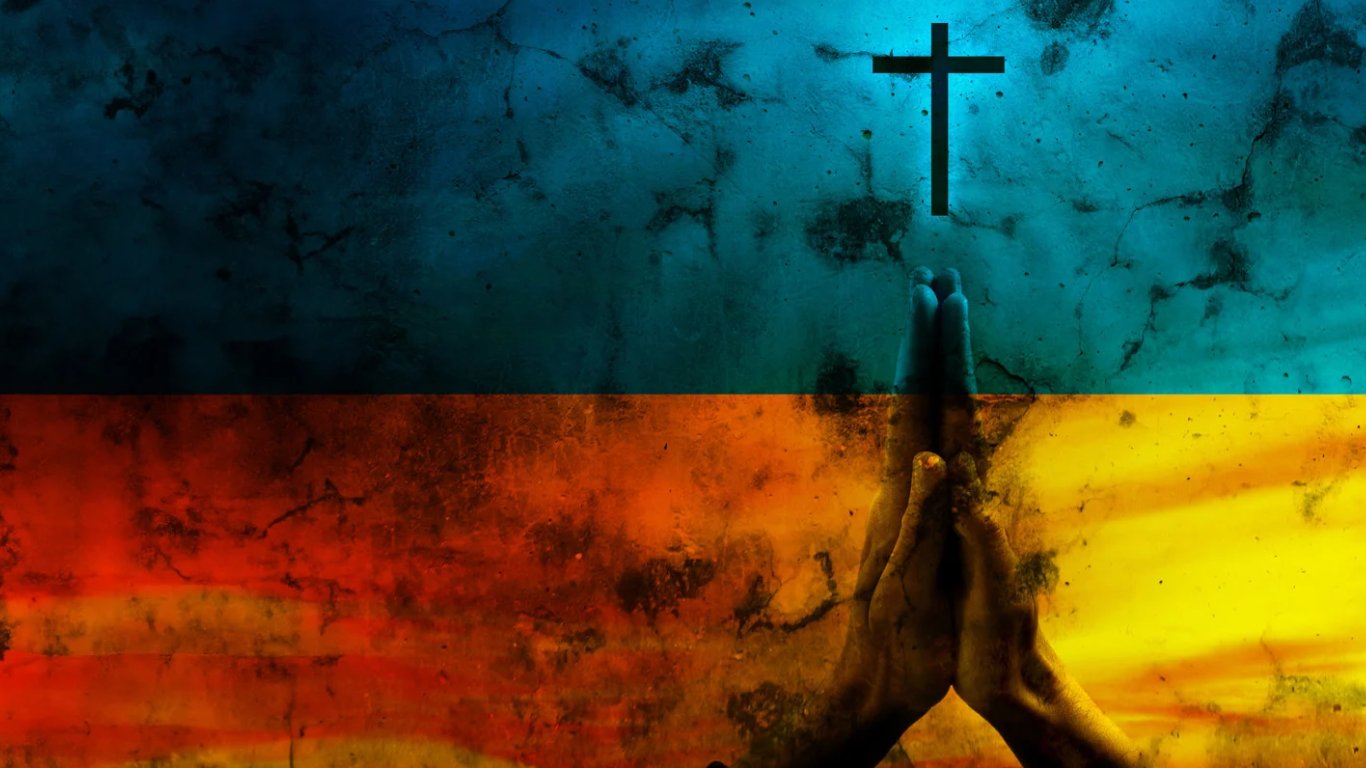 Defenders of Faith Ukraine banner
