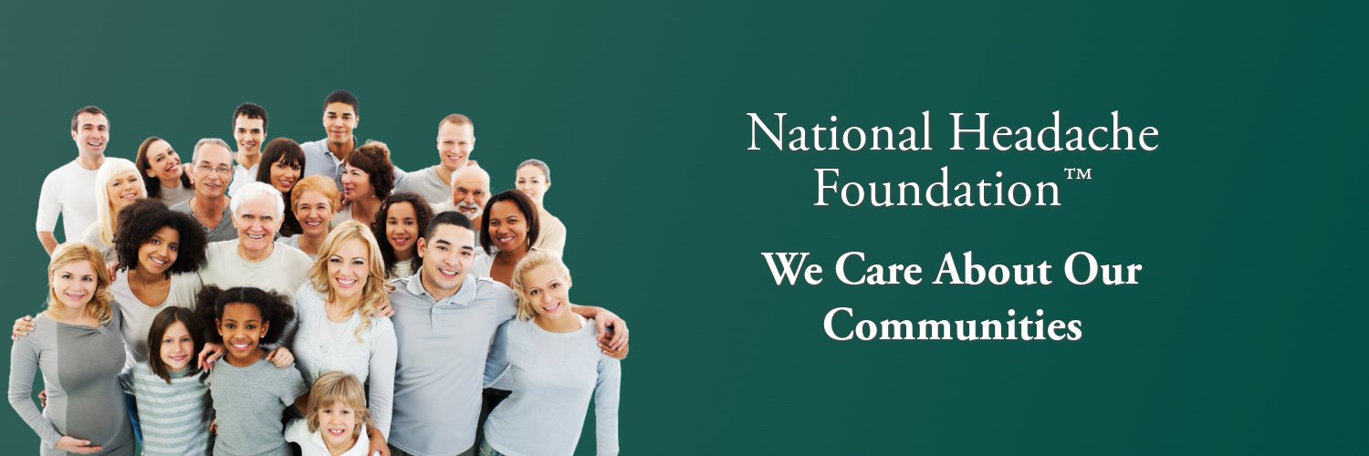 National Headache Foundation (NHF) banner