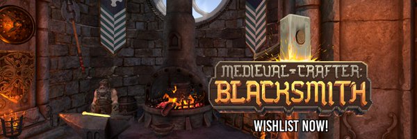 Medieval Crafter: Blacksmith | Wishlist Now 👾 Profile Banner