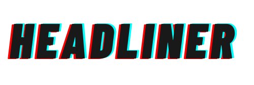 Headliner banner
