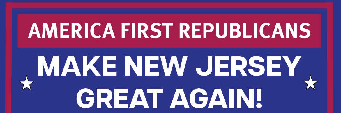 America First Republicans of New Jersey banner