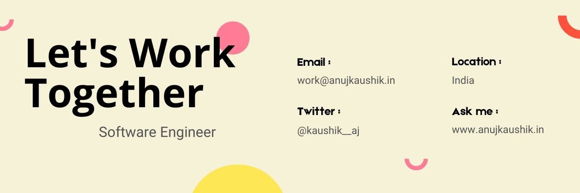 Anuj Kaushik banner