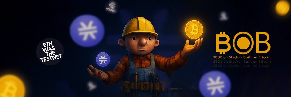 $BOB on Stacks - Builtonbitcoin.btc's banner