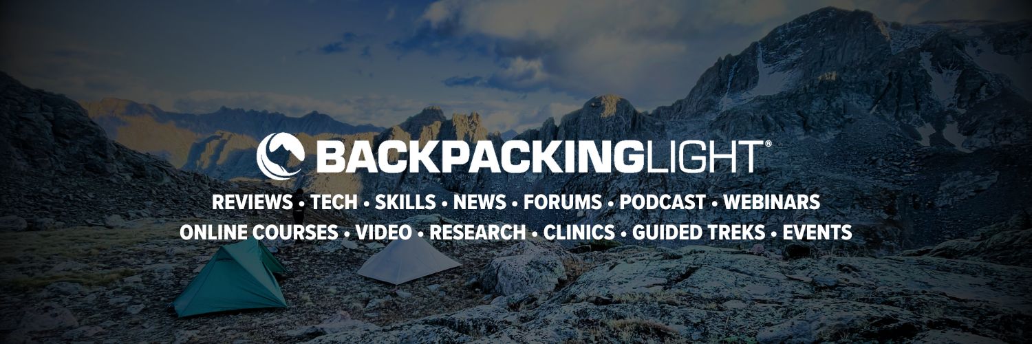 Backpacking Light banner