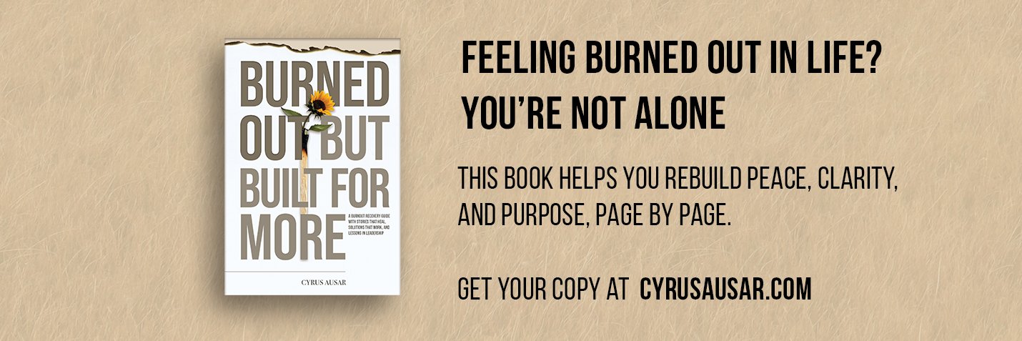 Cyrus Ausar | Burnout Recovery & Clarity banner