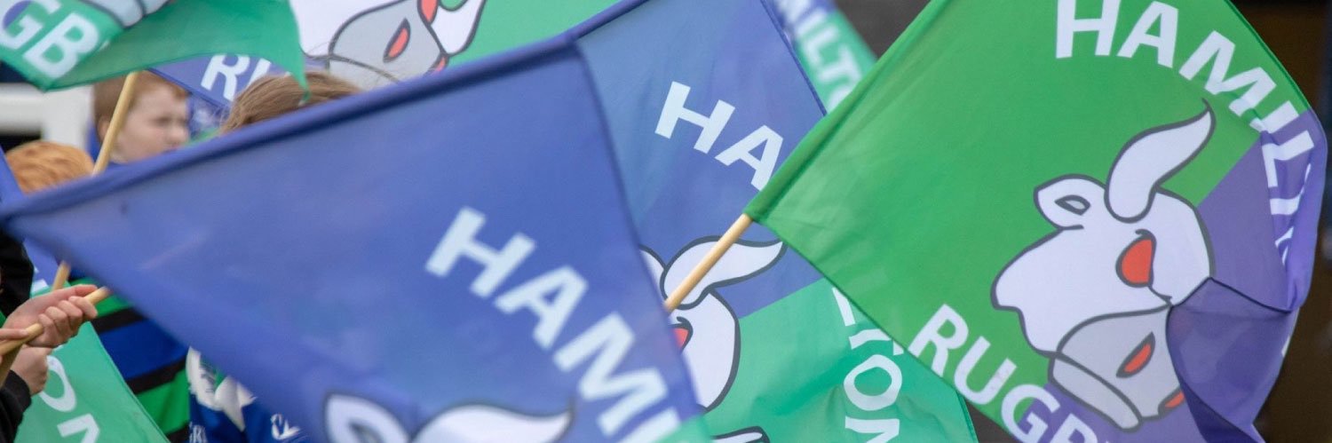 Hamilton Rugby Club banner