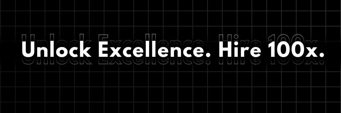 Hire100x banner