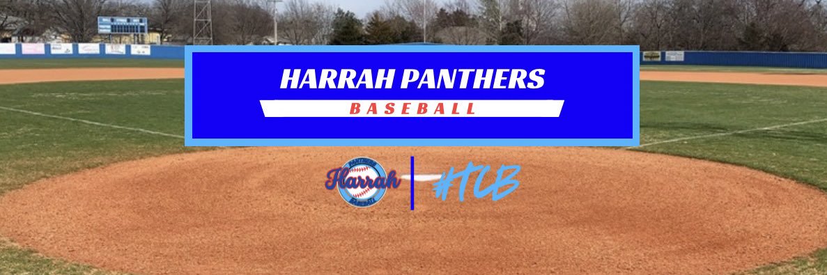 Harrah Baseball banner