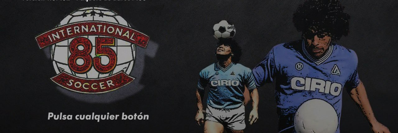 INTERNATIONAL SOCCER 85 banner