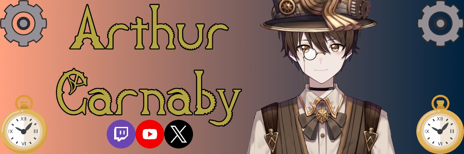 Arthur Carnaby ⚙️🎩 VTuber banner