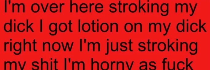 im stelling it🔞 banner