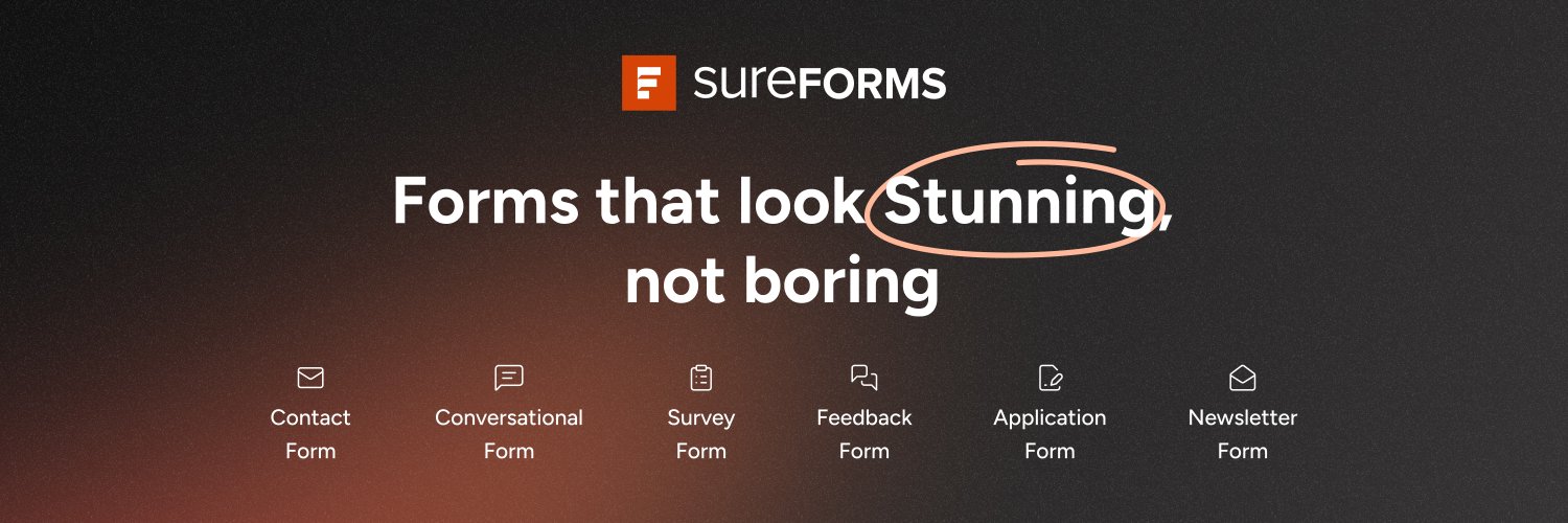SureForms banner