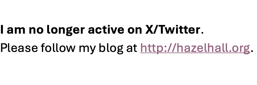 Dr Hazel Hall banner