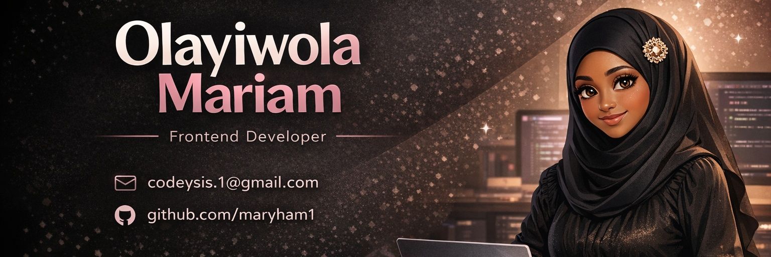 Mariam | Codey_sis banner