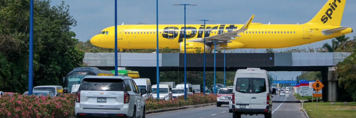 Cancun Airport banner