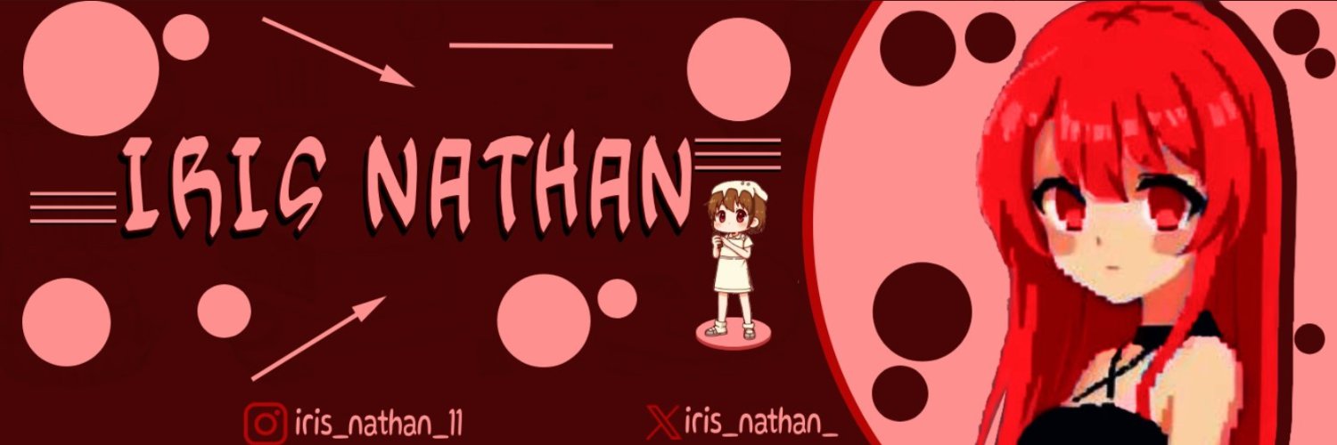 𝐢𝐫𝐢𝐬 𝐧𝐚𝐭𝐡𝐚𝐧 | | 𝐯𝐭𝐮𝐛𝐞𝐫 o(*≧▽≦)o banner