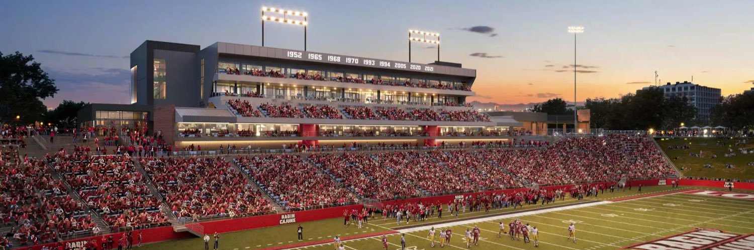Cajun Field's banner