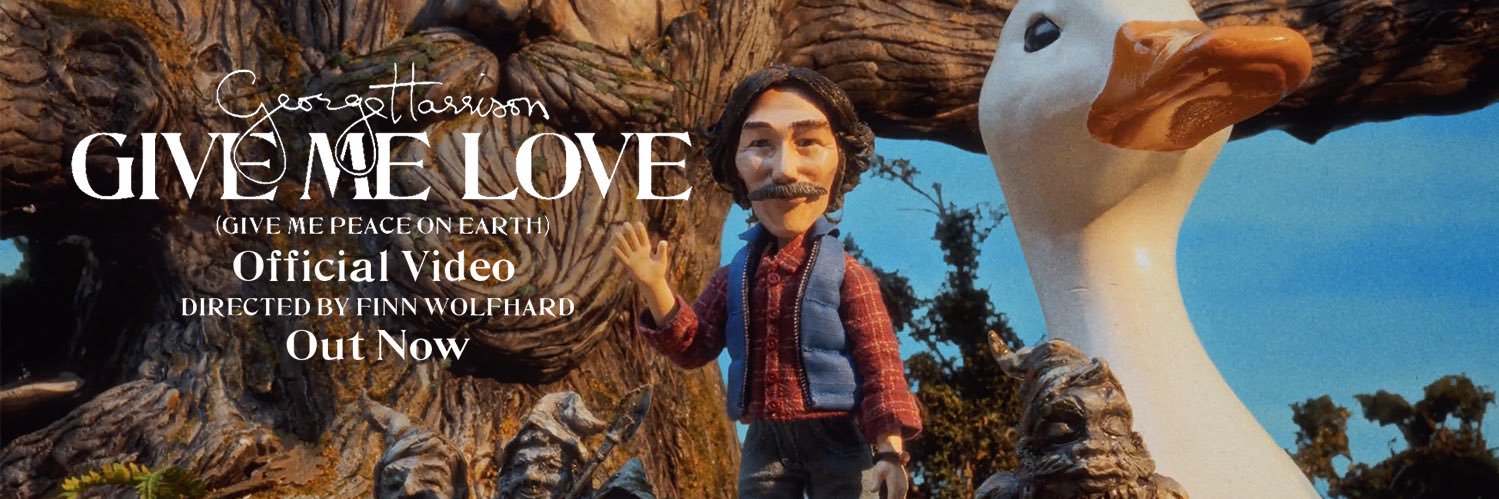 George Harrison banner