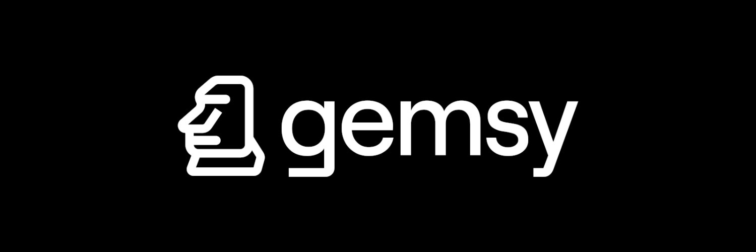 Gemsy 🗿 banner