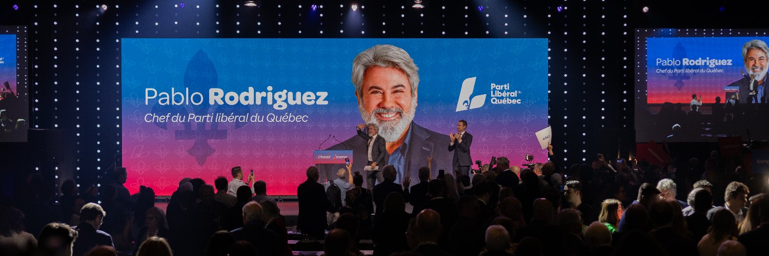 Parti libéral du Québec's banner