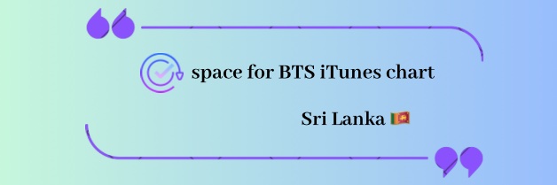 SL iTunes chart for BTS banner
