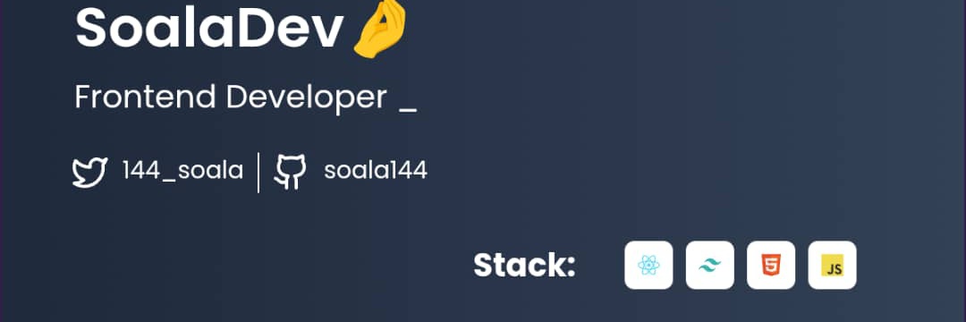 SoalaDev🎯🪖's banner