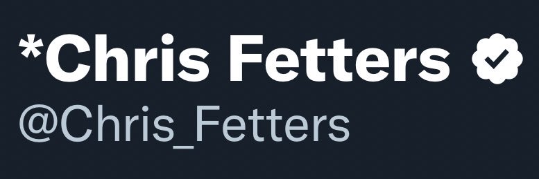 Chris Fetters's banner