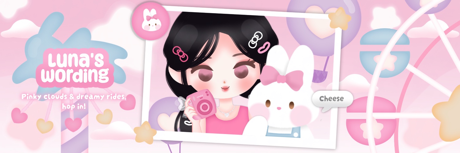 𝑙𝑢𝑛𝑎, wording! ♡'s banner