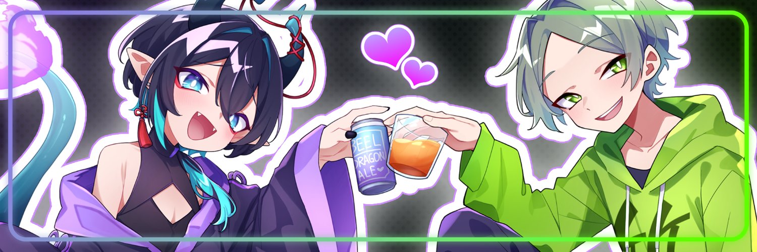 眠瓏🐉🍻配信無期限休止 banner