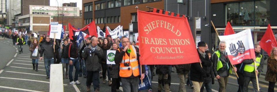 Sheffield TUC banner