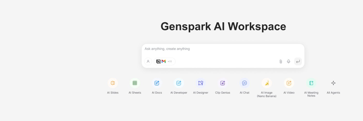 Genspark banner