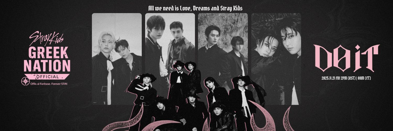 Stray Kids Greek Nation Official banner