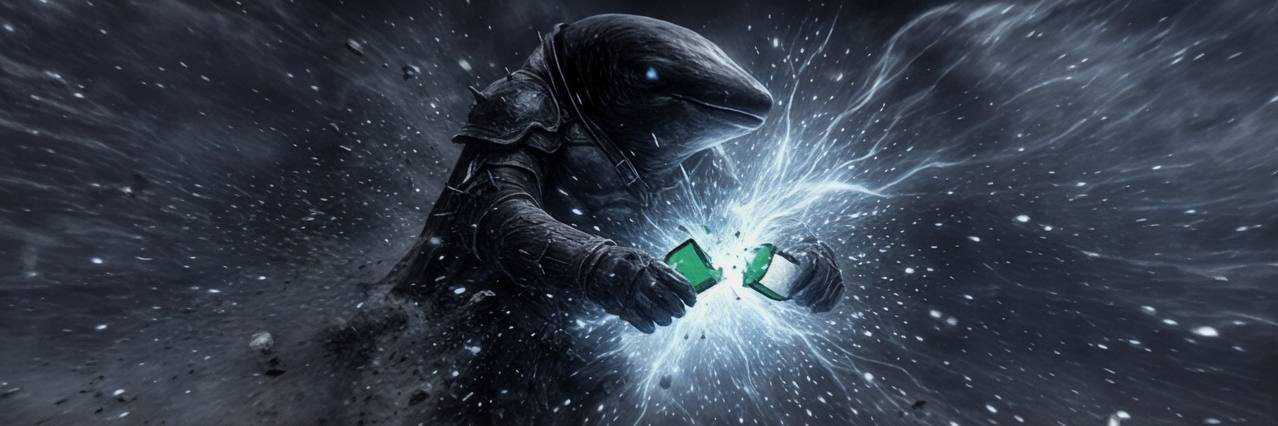 The Black Whale Official Meme banner